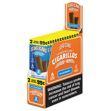 Zig Zag Cigarillos Blueberry 15 2pks