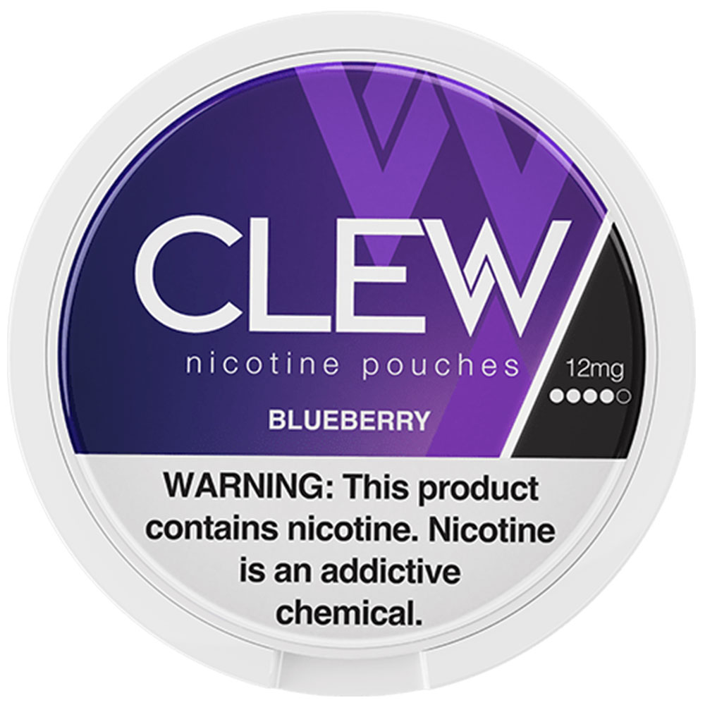 CLEW Nicotine Pouches Blueberry 12mg 5ct