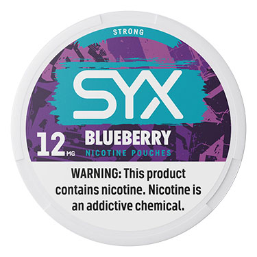 SYX Nicotine Pouches Blueberry 12mg 5ct