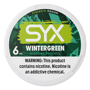 SYX Nicotine Pouches Wintergreen 6mg 5ct