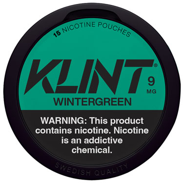 KLINT Nicotine Pouches Wintergreen 9mg 5ct