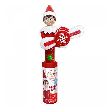 Elf on the Shelf Candy Fan with Light White