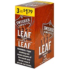 Swisher Sweets Leaf Cigars Cognac 10 Packs of 3