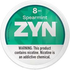 ZYN Nicotine Pouches Spearmint 8mg 5ct