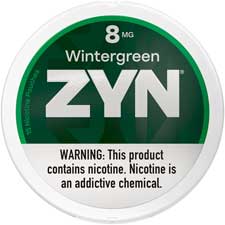 ZYN Nicotine Pouches Wintergreen 8mg 5ct