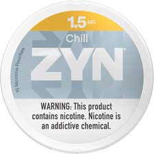 ZYN Nicotine Pouches Chill 1.5mg 5ct