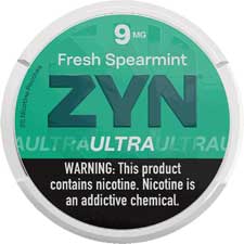 ZYN Ultra Nicotine Pouches Spearmint 9mg 5ct