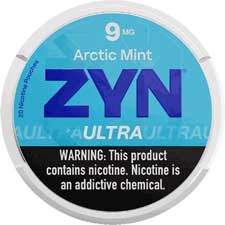 ZYN Ultra Nicotine Pouches Arctic Mint 9mg 5ct