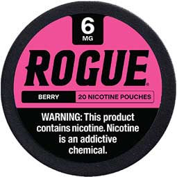 Rogue Nicotine Pouches Berry 6mg 5ct