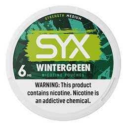 SYX Nicotine Pouches Wintergreen 6mg 5ct