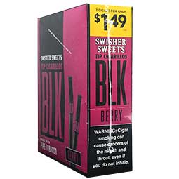 Swisher Sweets BLK Berry Tip Cigarillos 15ct